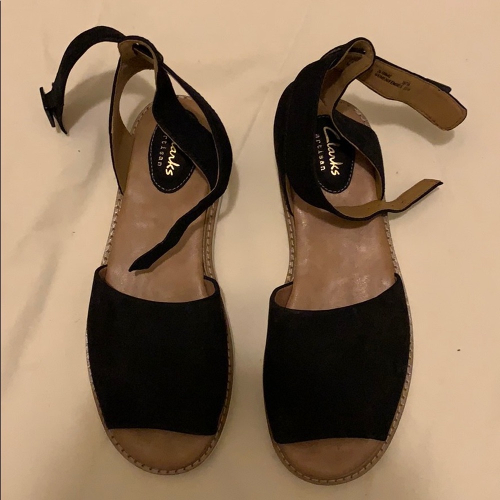Clarks Artisan Black Sandals